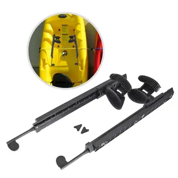  Ajustável de Caiaque Pé Chaves Kit Multi-funcional Avançada de Nylon Canoa Pedal controlador de velocidade Controle de Sistema de apoio para os Pés Acessórios
