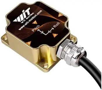  Alta Precisão Inclinômetro HWT9053 Militar-Grau Acelerômetro+Bússola Digital+Gyro,com Temperatura e Magnetômetro de Compensação