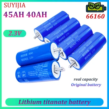  Novo 12pcs 2,3 V 45Ah 40AH bateria Yinlong LTO 66160 10C descarga de lítio, o titanato de bateria DIY 12V 24V resistência à temperatura baixa