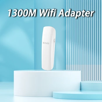  Tenda U12 1300Mbps sem Fio wi-Fi USB3.0 Cartões de Rede de Banda Dupla PC Portátil Gigabit Adaptador Wi-Fi USB Extender Wifi Booster